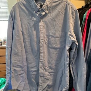 Men’s J Crew light blue Oxford, Large slim fit